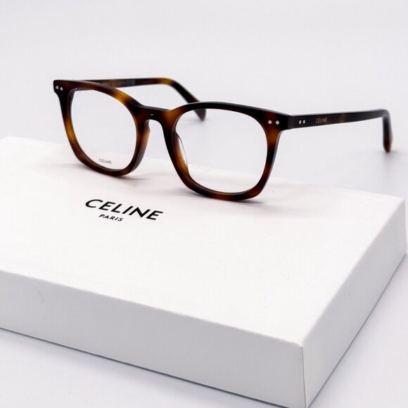 NEW CELINE CL50058I 052 HAVANA WOMEN EYEGLASSES CELINE - Picture 1 of 10